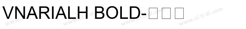 VnArialH Bold字体转换